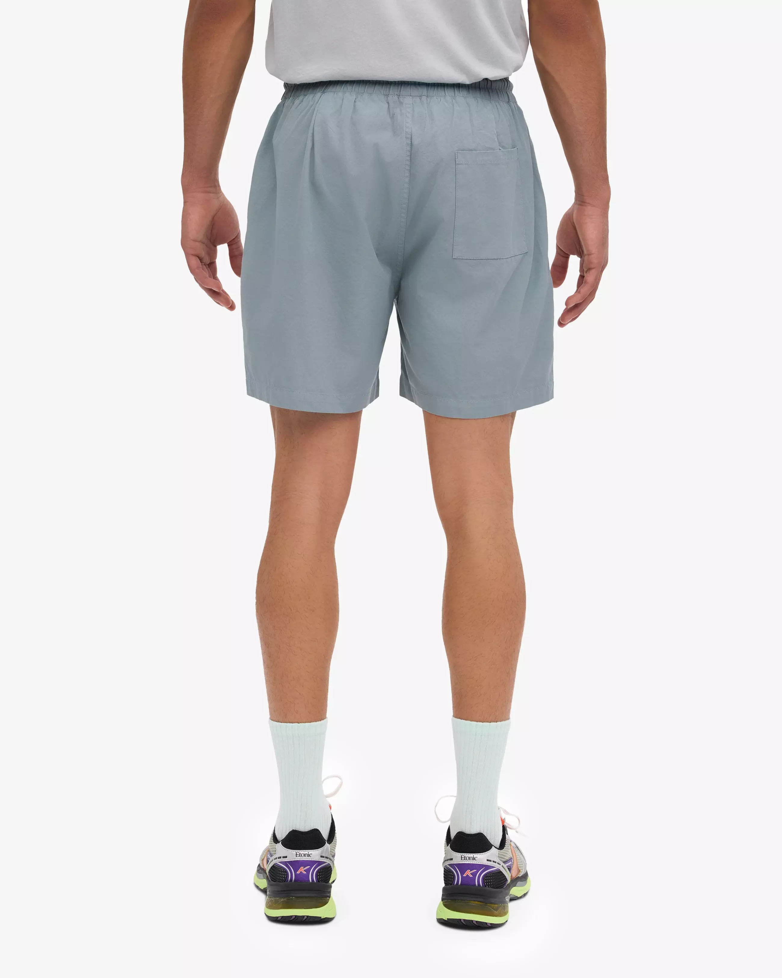 Colorful Standard Steel Blue Organic Twill Shorts Herren blau